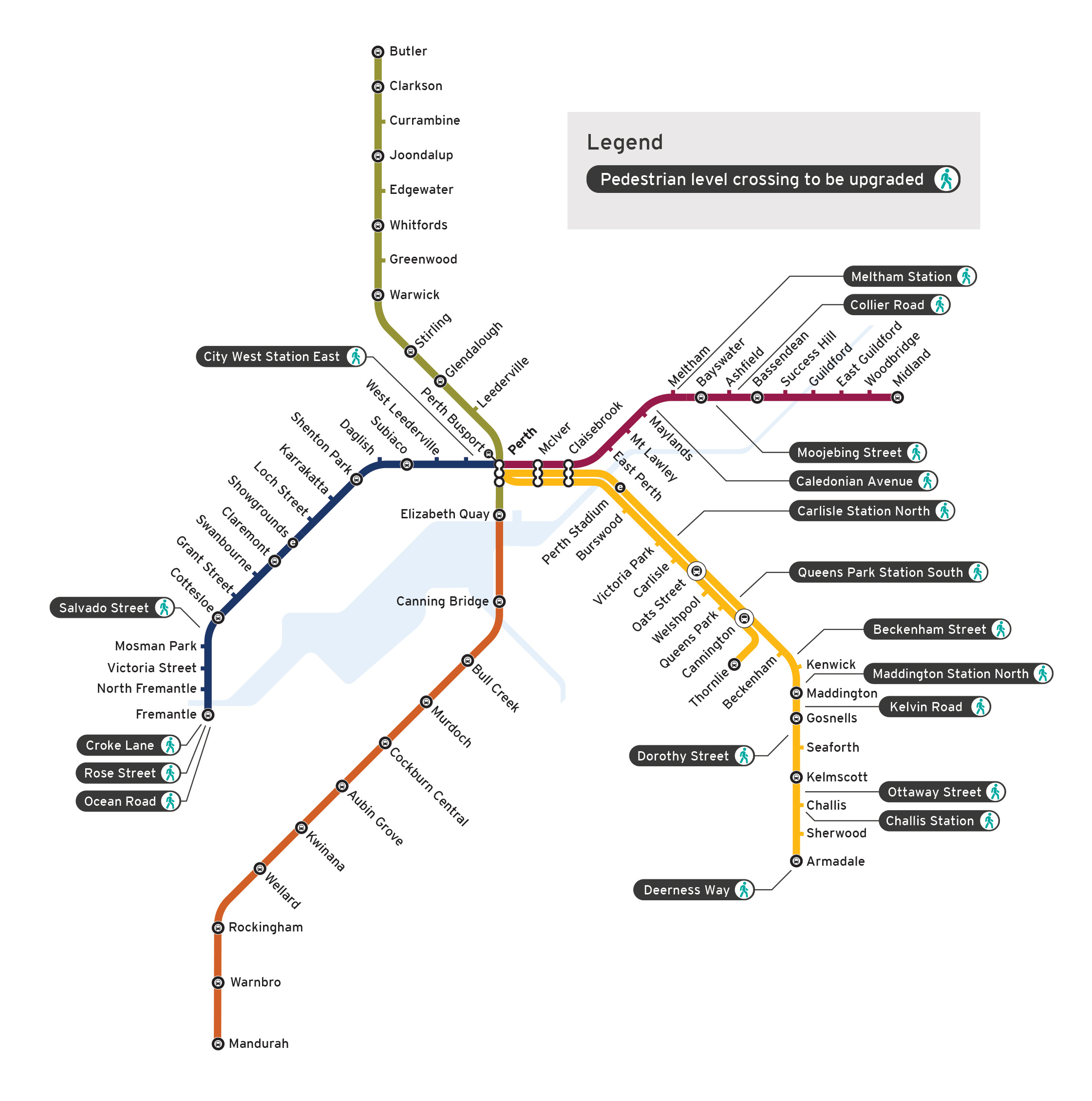 Pedestrian Level Crossing Upgrade Program