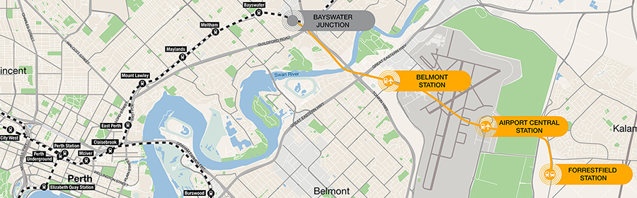 Perth Rail: Airport Rail Link (UC) - SkyscraperCity