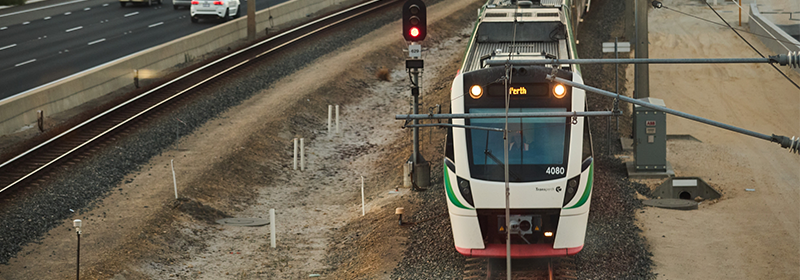 Train going to Perth